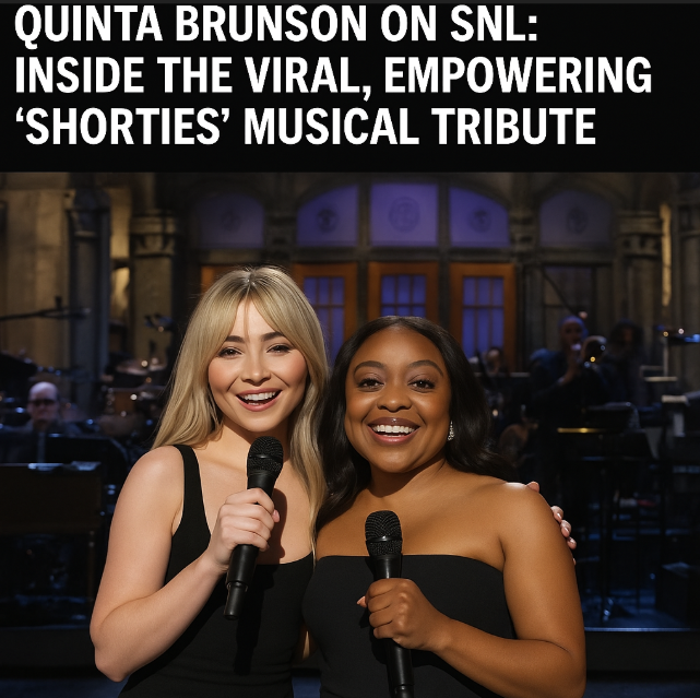 Title: Sabrina Carpenter Joins Quinta Brunson on SNL: Inside the Viral, Empowering “Shorties” Musical Tribute